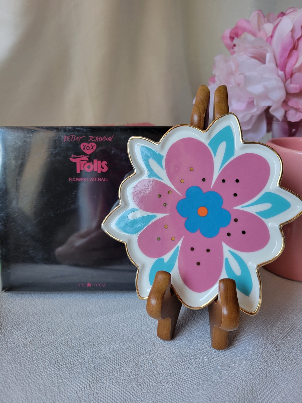 Betsey Johnson & Trolls Flower Trinket Dish